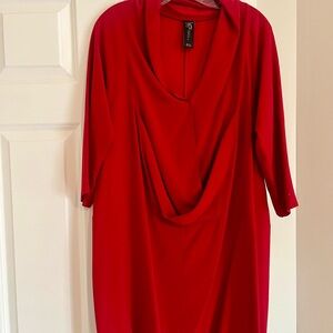 Zero + Maria Cornejo Red Mini Dress